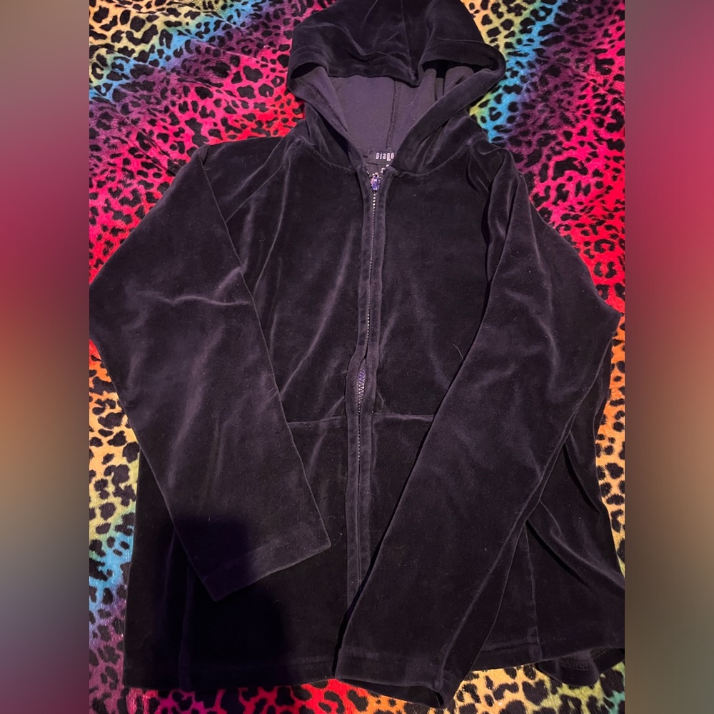 Black velour jacket!